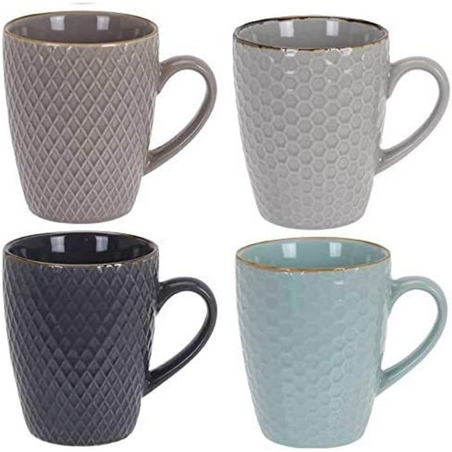 Dele kaffekopst Excellent Houseware Stentj 300 ml Geometri #1