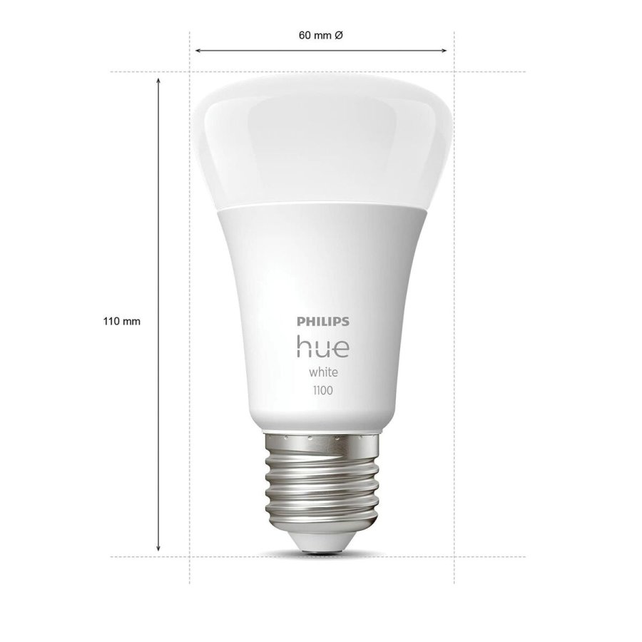 LED-lampe Philips Starter Kit E27 9,5 W Hvid F (3 enheder) #3