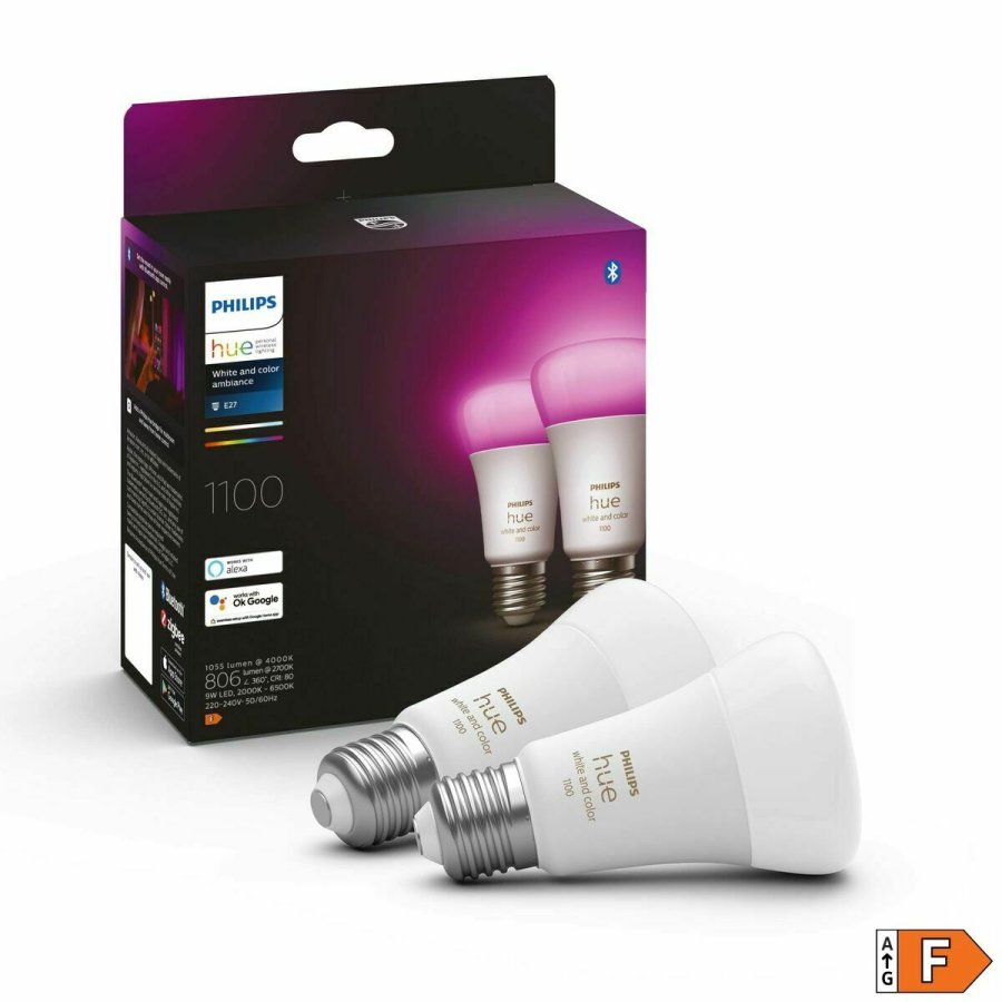 Smart Elp�rer Philips Pack de 2 E27 Hvid F 9 W E27 806 lm (6500 K) #2