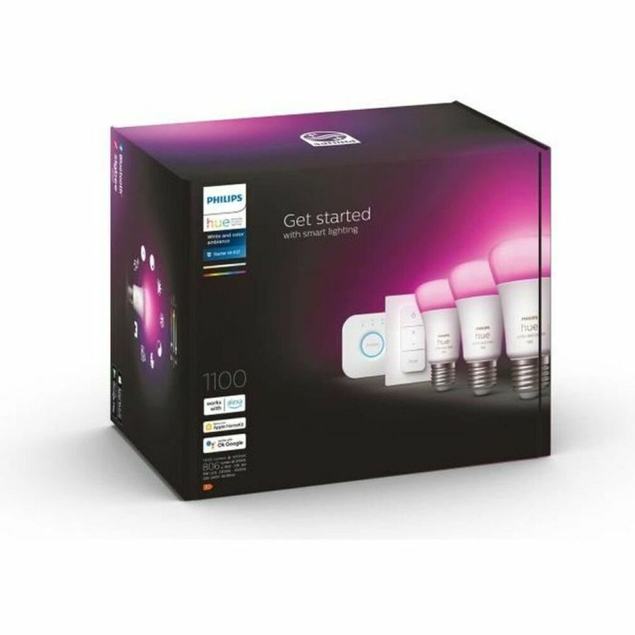 LED-lampe Philips Kit de inicio E27 Hvid F 9 W E27 806 lm (6500 K) #1