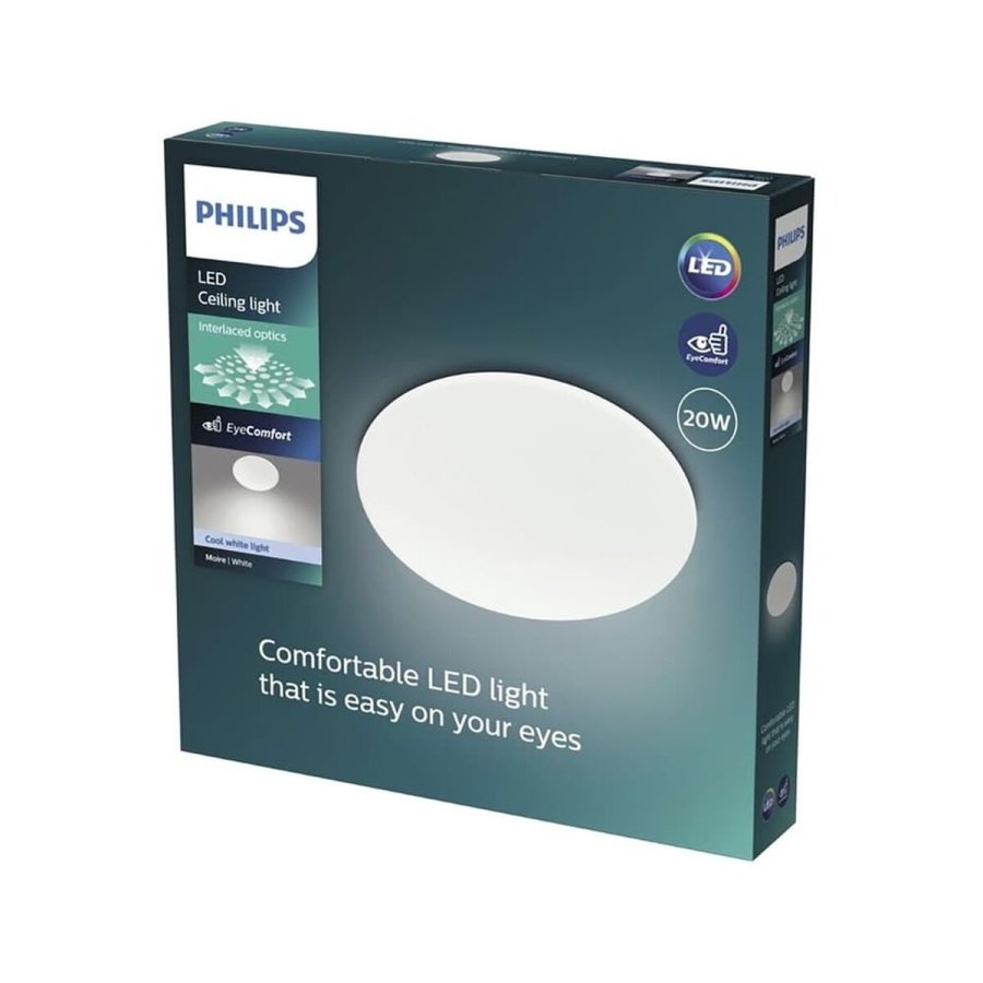 LED-lysdioder Philips Moire  38 cm Hvid Metal #2