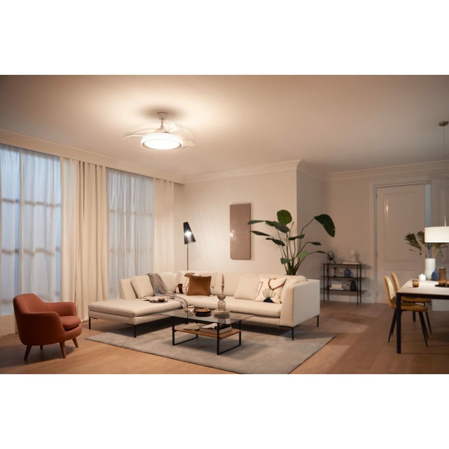 Loftsventilator med lys Philips Atlas Gylden 35 W 28 W 4500 Lm (2700 K) #4