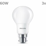 LED-lampe Philips 60 W Mat Varm hvid F 8 W 60 W B22 3 enheder (2700 K) #1