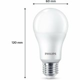 LED-lampe Philips A67 Hvid E 100 W E27 3 enheder (4000 K) #5