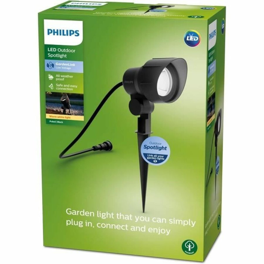 Lampe Philips Sort 12 V Varm hvid 600 lm (1 enheder) #2