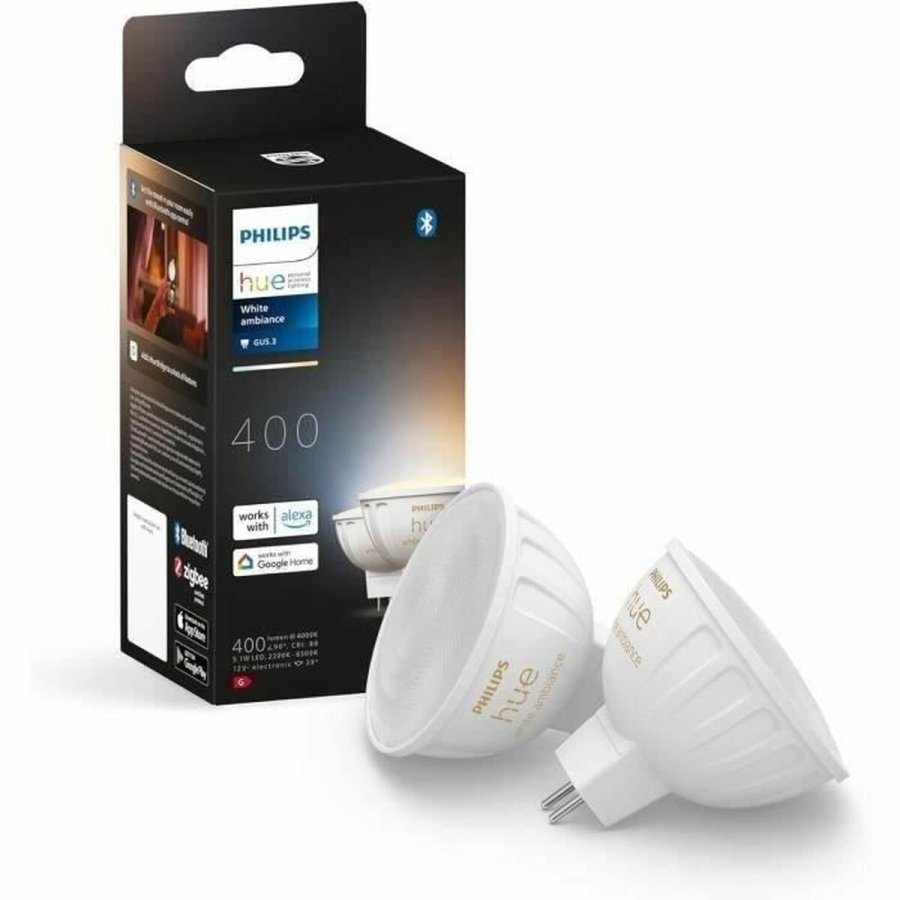LED-lampe Philips Hvid G 400 lm 2 enheder (2200K) (6500 K) #1