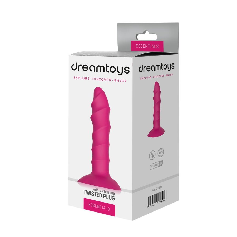 Anal plug Dream Toys Essentials Twisted Pink #5