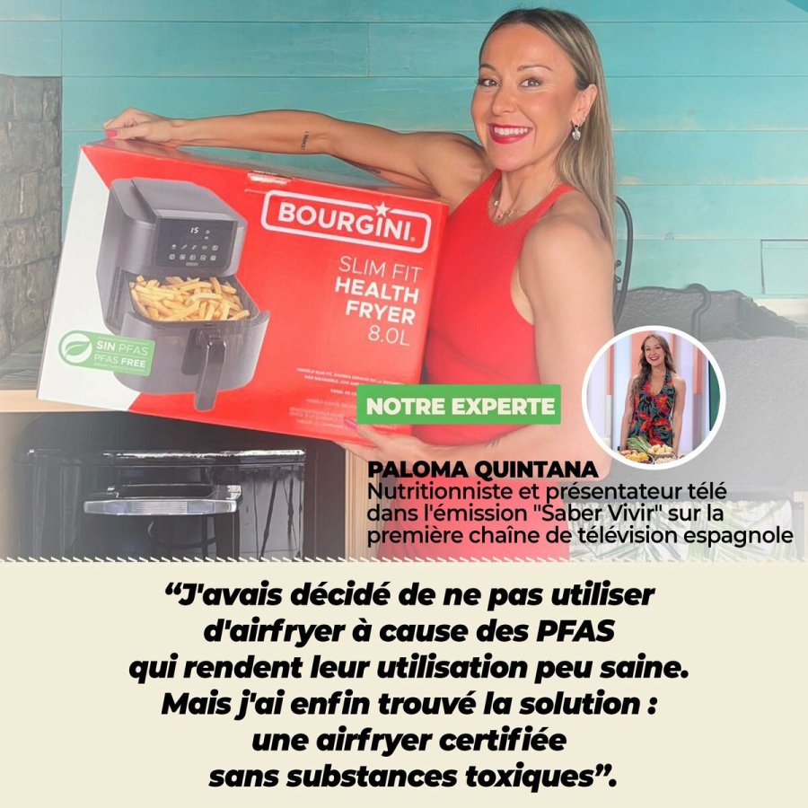 Varmluftsfrituregryde Bourgini 184172 Sort 8 L #6