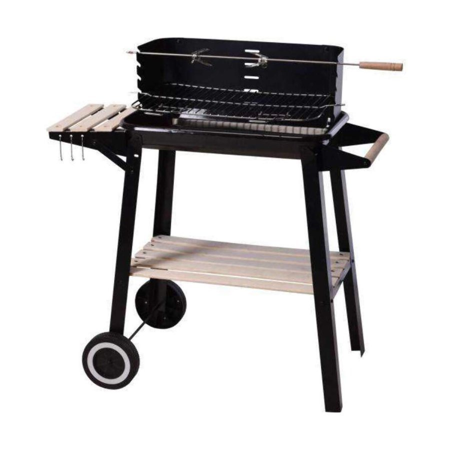 Kulgrill med hjul (54 x 34 x 6.5 cm) #1