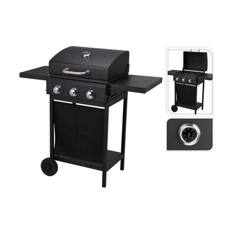 Gas Grill Vaggan 139 x 56,5 x 106 cm Sort #13