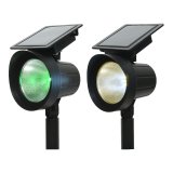 St med solcelle-havelys Lumineo 25 lm 13 x 11 x 42,5 cm Solar Projektor LED RGB #1