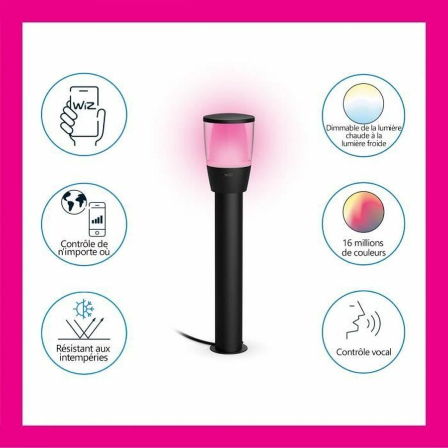 Solcellelampe Wiz Elpas Sort 400 lm #2