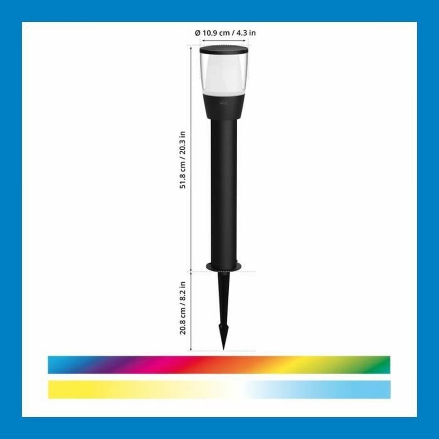 Solcellelampe Wiz Elpas Sort 400 lm #6