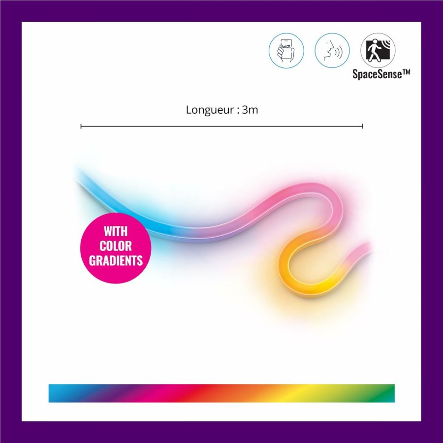 Natlys Wiz 3 m Hvid #5