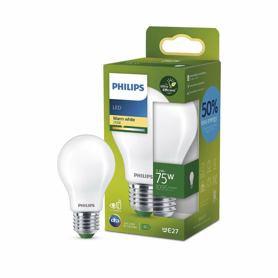 LED-lampe Philips Classic A 75 W 5,2 W E27 1095 Lm (2700 K) #4