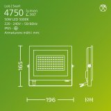 Spotlight projektor Philips Sort 50 W F #6