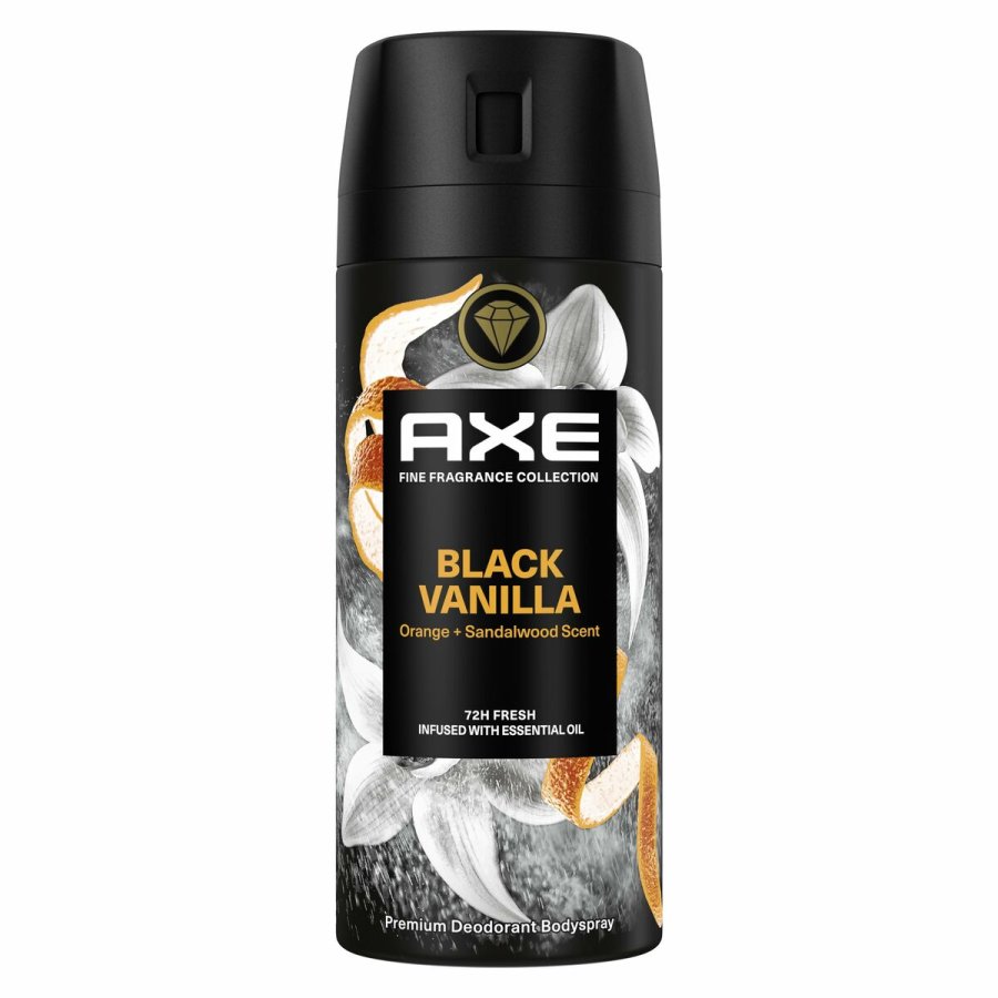 Spray Deodorant Axe AXE BLACK VANILLA 150 ml #2