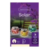 Solcellelampe Lumineo 894596 9 cm Mosaik #1