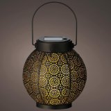 Lanterne Lumineo 897539 Solar 16 cm Sort Metal #2