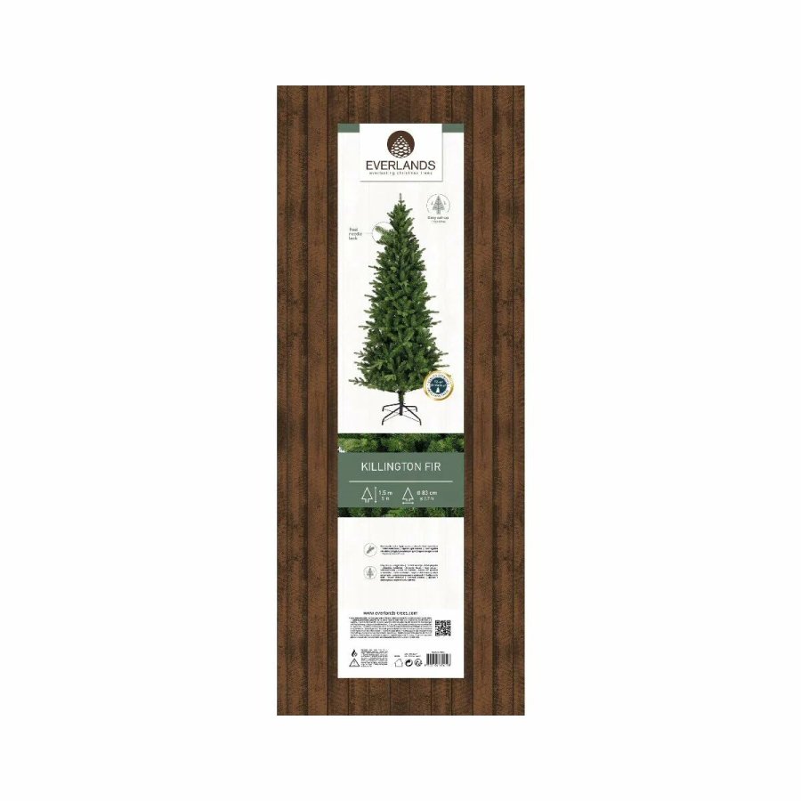 Juletr Everlands Grn PVC Metal polystyren Gran  83 x 150 cm #21