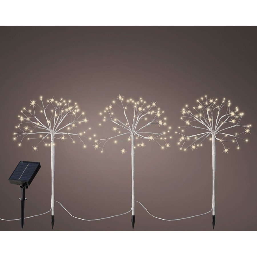 LED-haveplsst Lumineo Hvid Jul Mini (3 Dele) #5