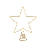 Julestjerne Lumineo Gylden Metal 27 x 22 x 5 cm #3