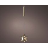 Julekugle Lumineo Gylden Krystal Ledning til ophng MicroLED #2
