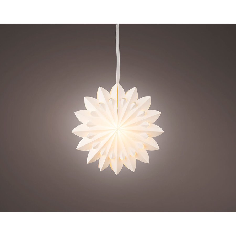 Julestjerne Lumineo Papir  40 x 20,5 cm Ledning til ophng #5
