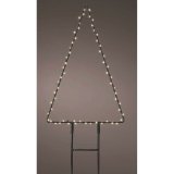 Lysdekoration Lumineo Juletr 18 x 27 cm Metal Indsats MicroLED #17