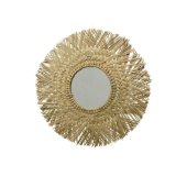 Vgspejl Decoris Cirkulr Natur Siv ( 50 cm) #1