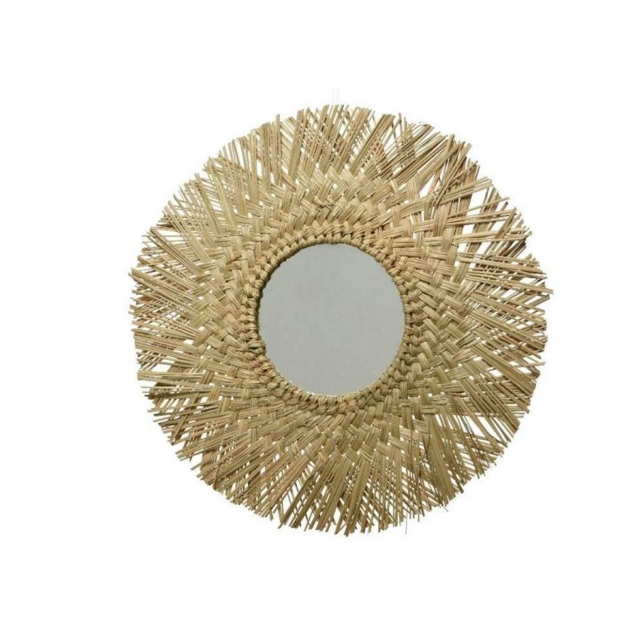 Vgspejl Decoris Cirkulr Natur Siv ( 50 cm) #1