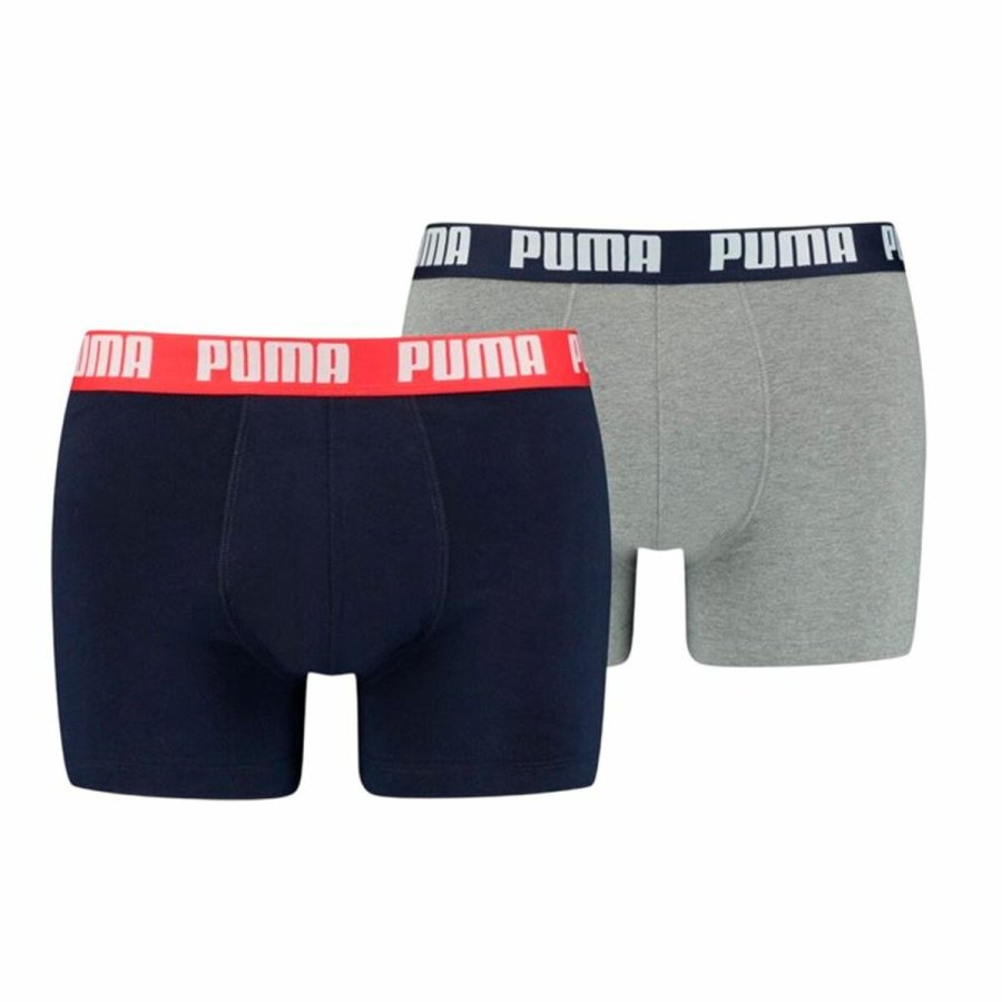Pakke med boxershorts Puma Basic Gr Boxer 2 Dele #1