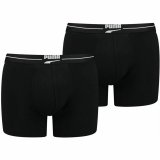 Boxershorts til mnd Puma  Gentle Retro 2 enheder Sort #4