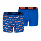 Pakke med boxershorts Puma Printed 2P Bl 2 enheder #1