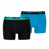 Boxershorts til mnd Puma Gradient Waistband 2P Bl Sort 2 enheder #1