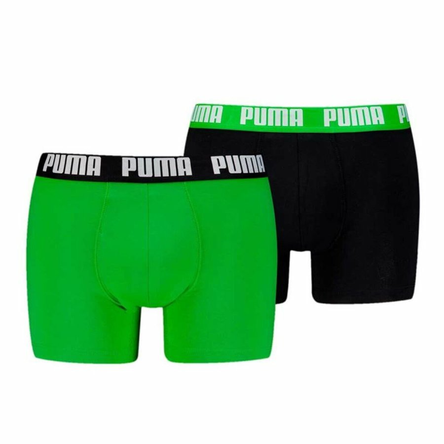 Boxershorts til mnd Puma Everyday Basic 2P Sort 2 enheder #1