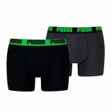 Boxershorts til m�nd Puma EVERRYDAY BASIC 701226387 018 2 enheder Gr�n Sort #1