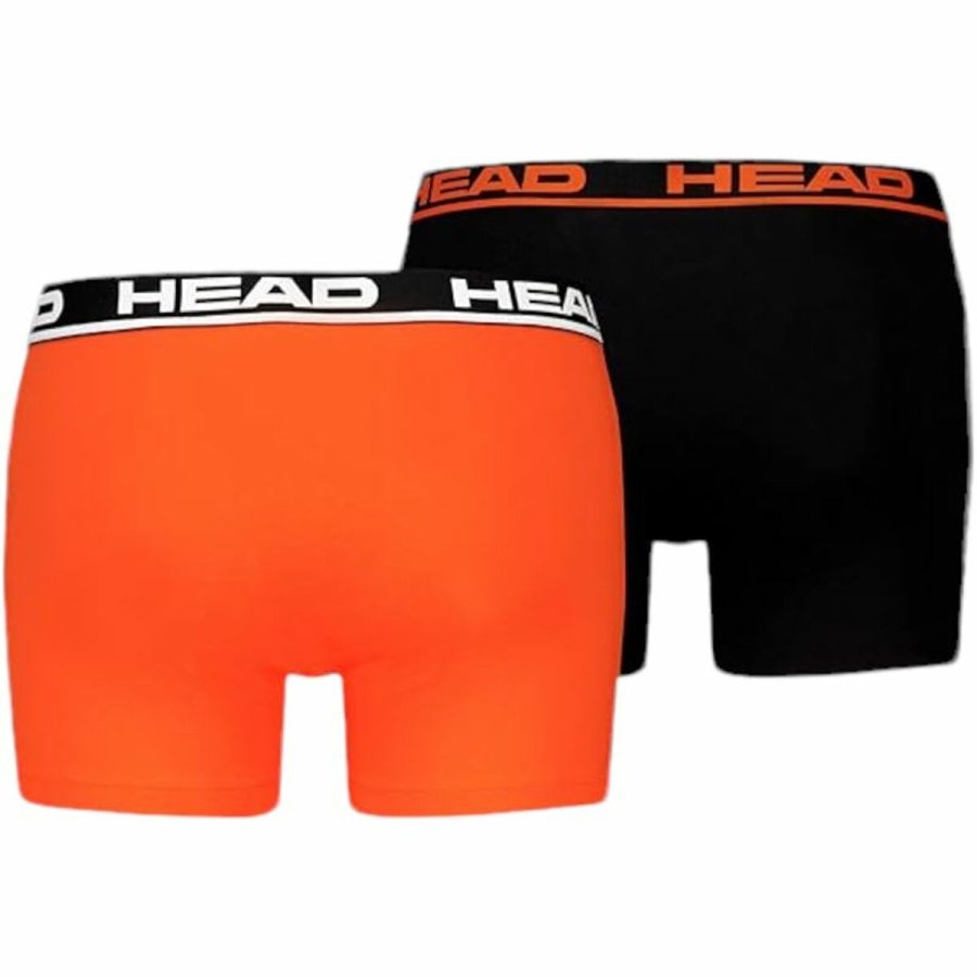 Boxershorts til m�nd Head Basic Sort Orange #2