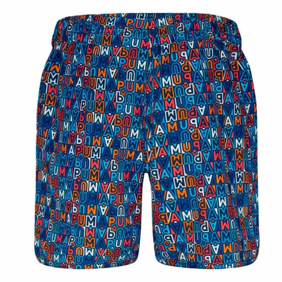 Badetj til Brn Puma Printed Mid Shorts 1P Bl #2