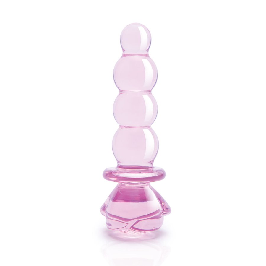 Anal plug Dream Toys Glaze Glass Pink #1