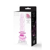 Anal plug Dream Toys Glaze Glass Pink #3