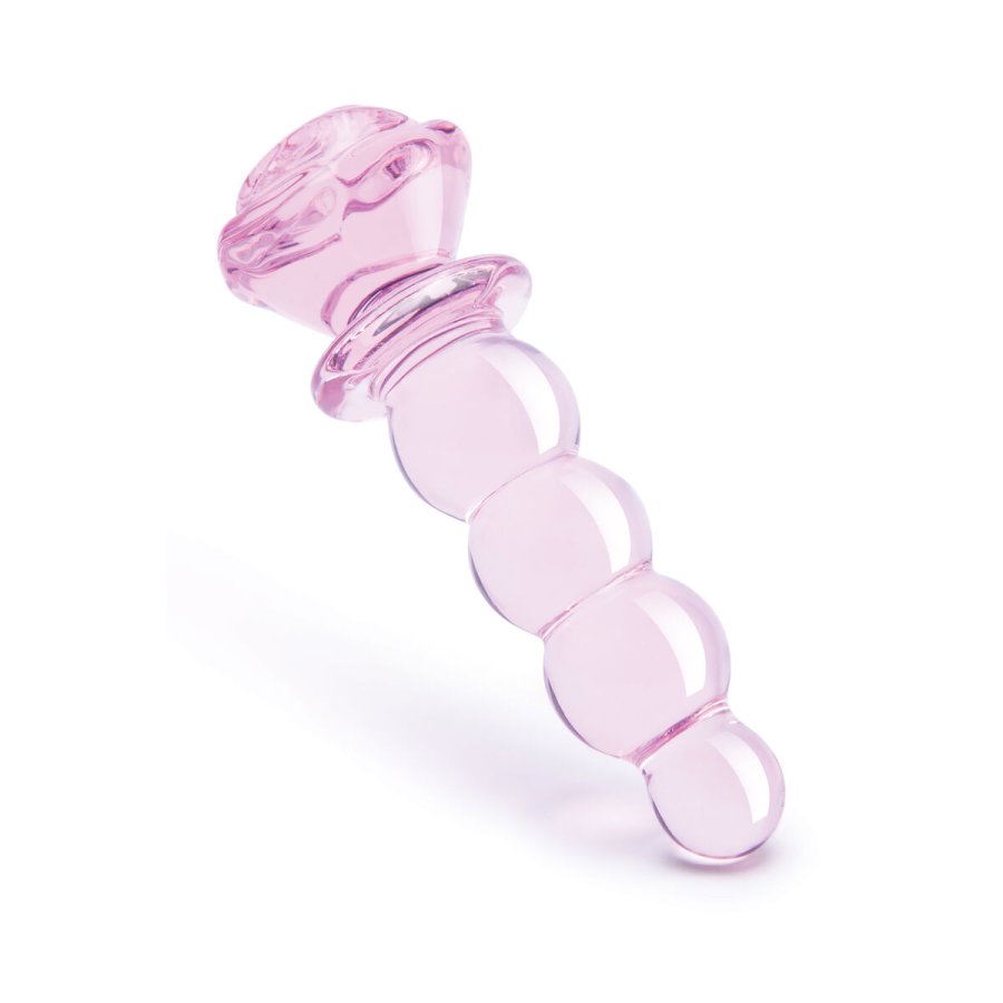 Anal plug Dream Toys Glaze Glass Pink #4