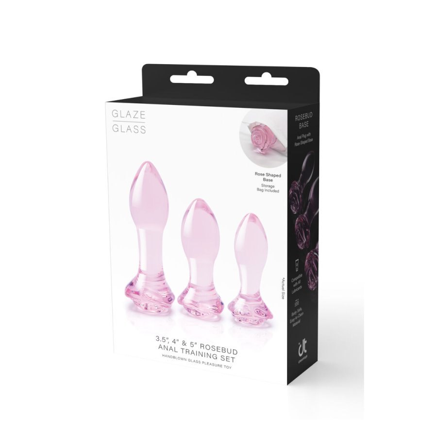 Anal plug Dream Toys Glaze Pink 3 Dele #5