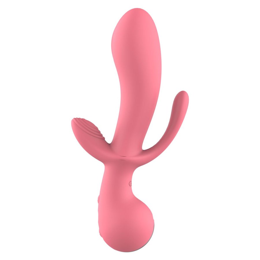 Klassisk Vibrator Dream Toys Amour Triple Pleasure Pink #3