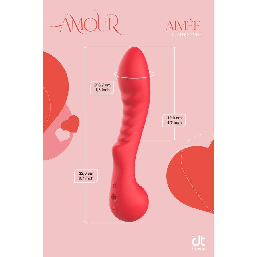 Klassisk Vibrator Dream Toys Amour Flexible G-Spot Rd #9
