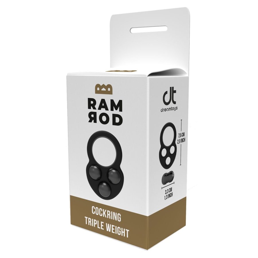 Penisringe Dream Toys Ramrod Sort #9