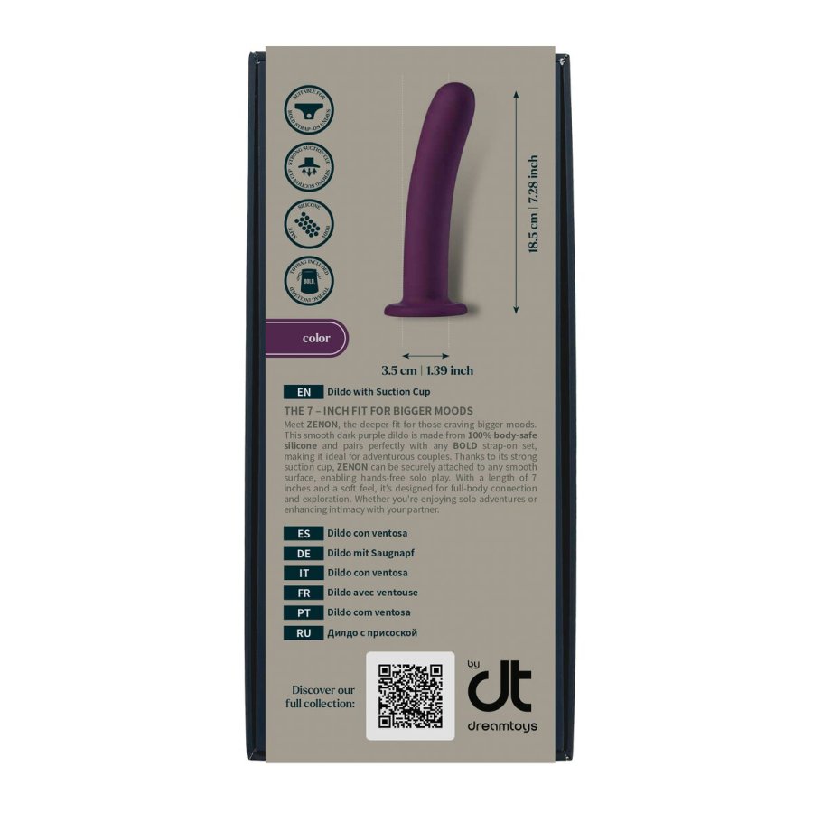 Dildo Dream Toys Bold Lilla  3,5 cm 18,5 cm #4