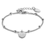 Armbnd til kvinder CO88 Collection 8CB-90775 Slvfarvet #1