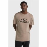 Kortrmet T-shirt til Mnd O'Neill Logo Lys brun #3