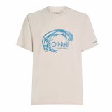 Kortrmet T-shirt til Mnd O'Neill O'Riginals Hybrid Upf Graphic Beige #1